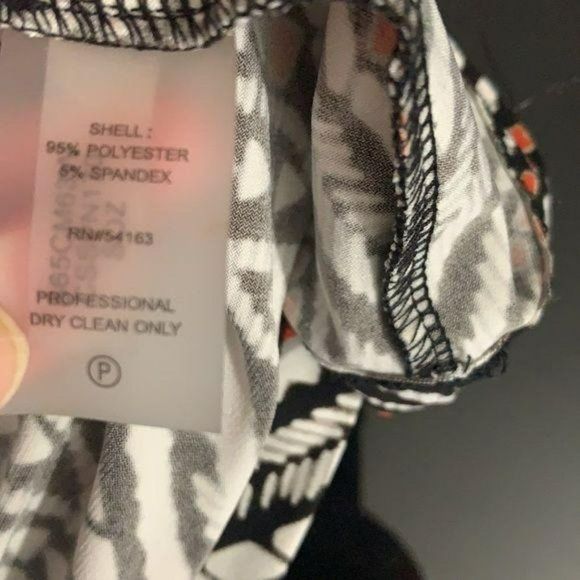 Calvin Klein Woman's Aztec Print Cowl Neck Sleeveless Top Size Large - Picture 9 of 11